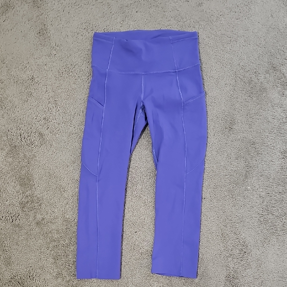 Lululemon Fast And Free Size 4 Cropped Leggins